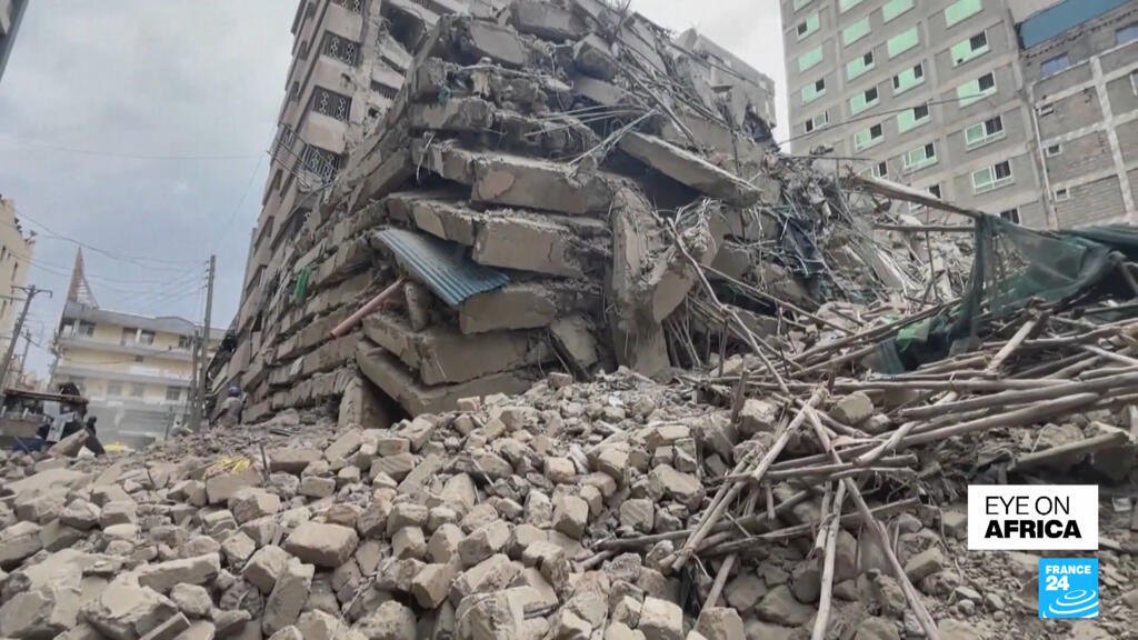 Building collapse in Nairobi