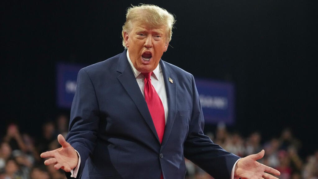 President Donald Trump at a campaign rally in Fort Myers, Florida, on October 23, 2026